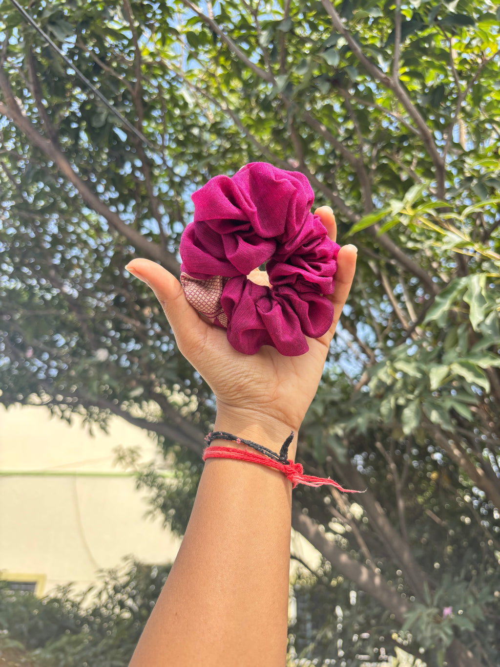 Magenta Bloom Scrunchie 💗