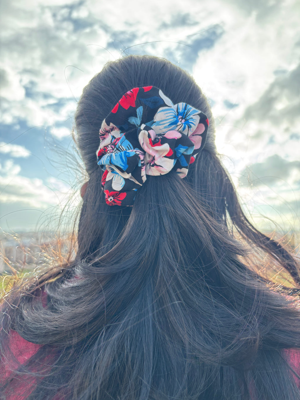Petal Pop Scrunchie 🌸✨