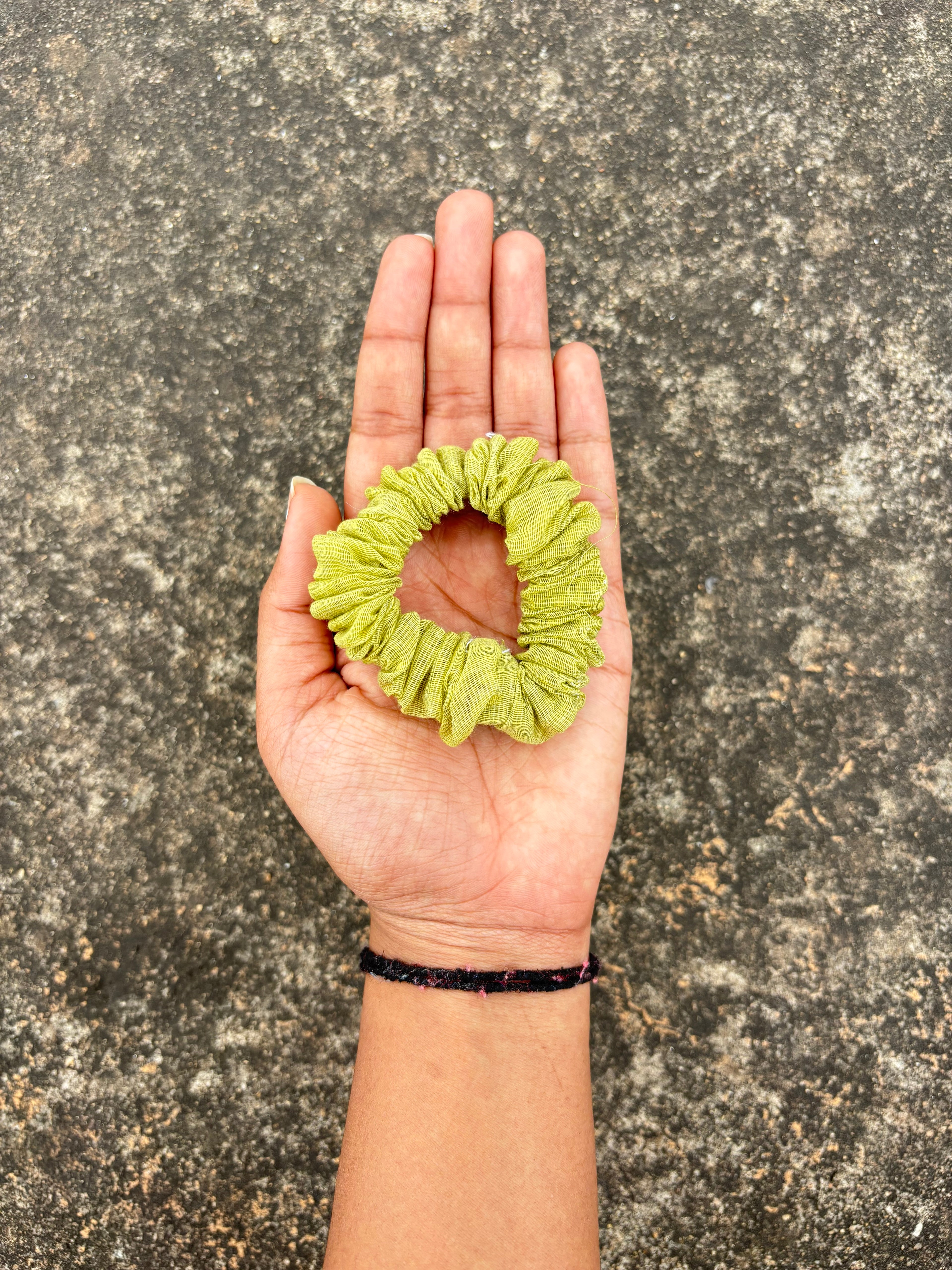 Green Scrunchie