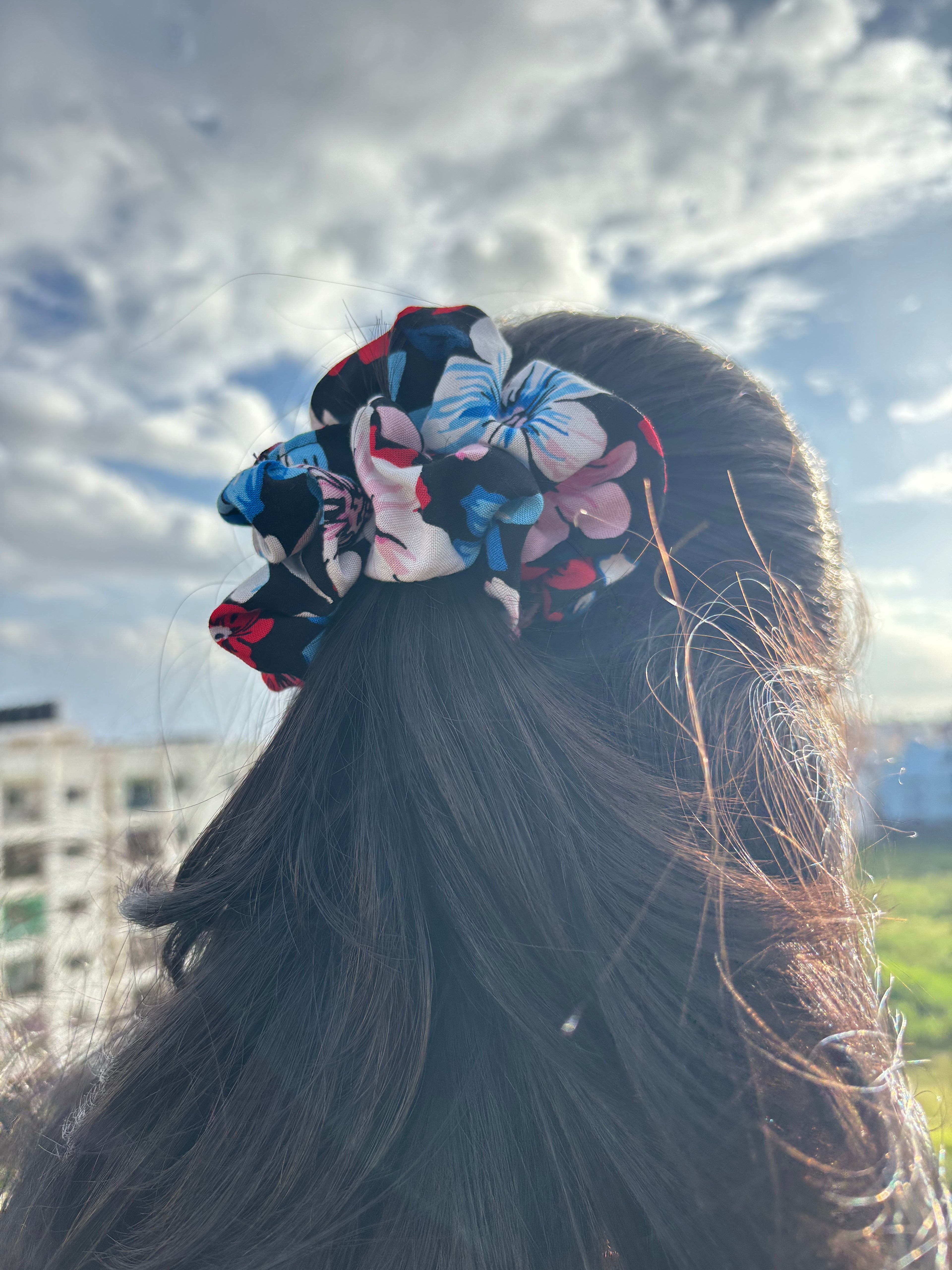 Petal Pop Scrunchie 🌸✨