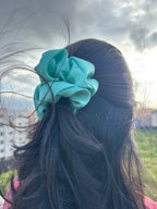 Aqua Glow Scrunchie