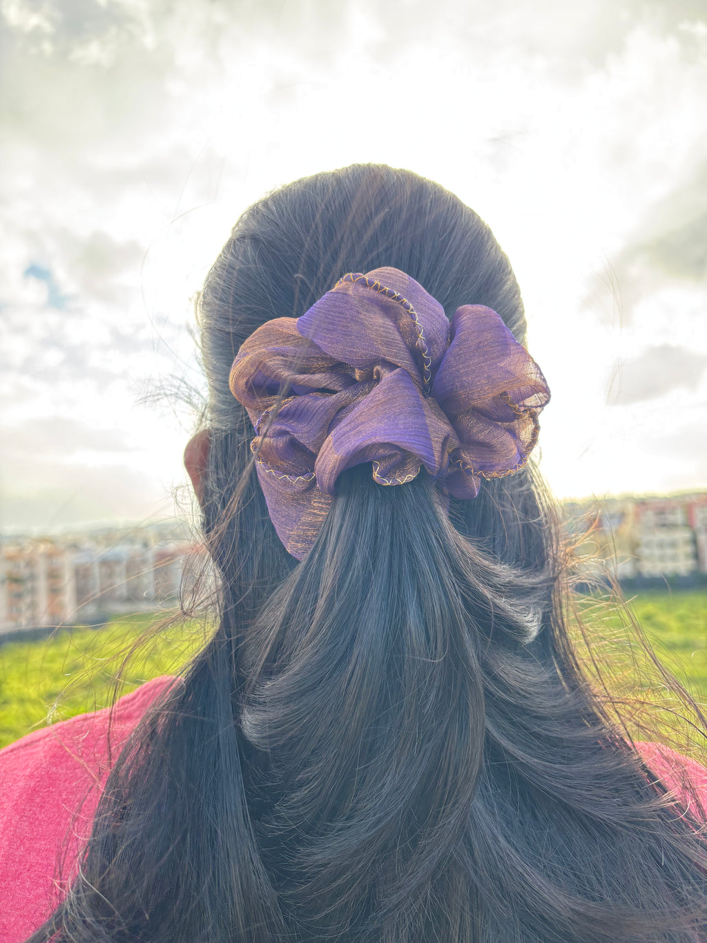 Royal Glow Scrunchie