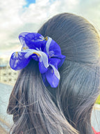 Violet Bloom Scrunchie