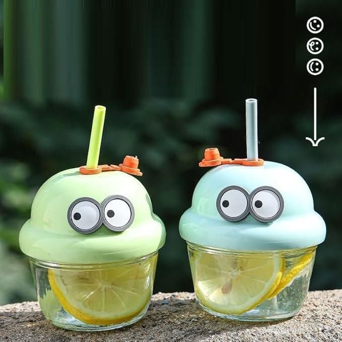 Cartoon Glass Cup - 210 ml