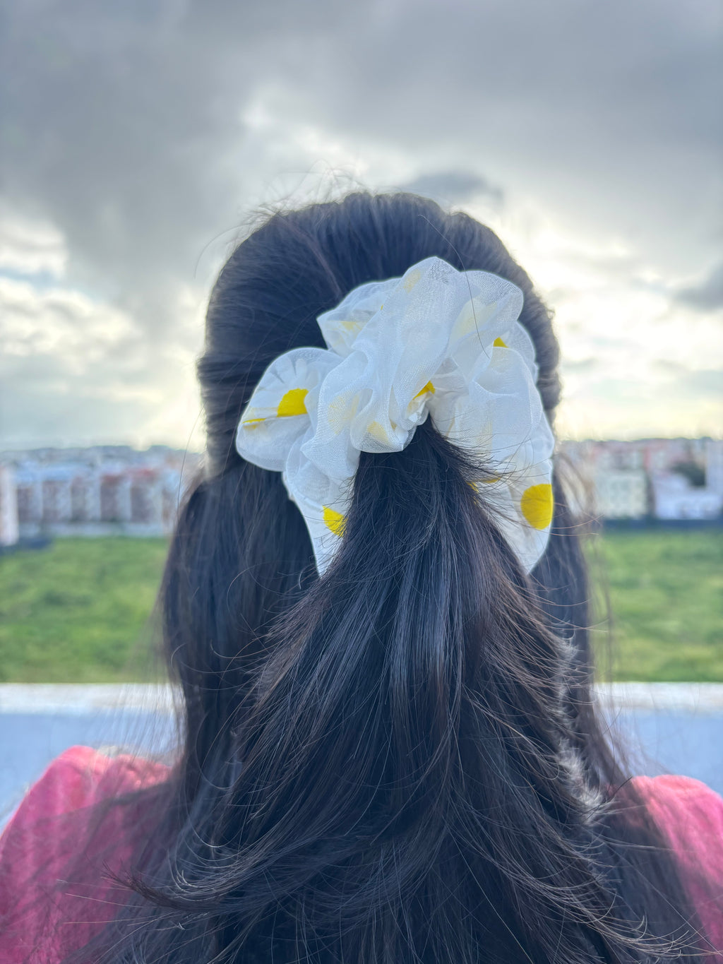 Sunlit Bloom Scrunchie