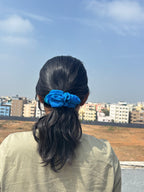 Azure Breeze Scrunchie