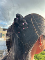 Midnight Hearts Scrunchie