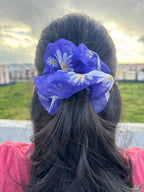Violet Bloom Scrunchie