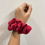 Bloody Maroon Scrunchie