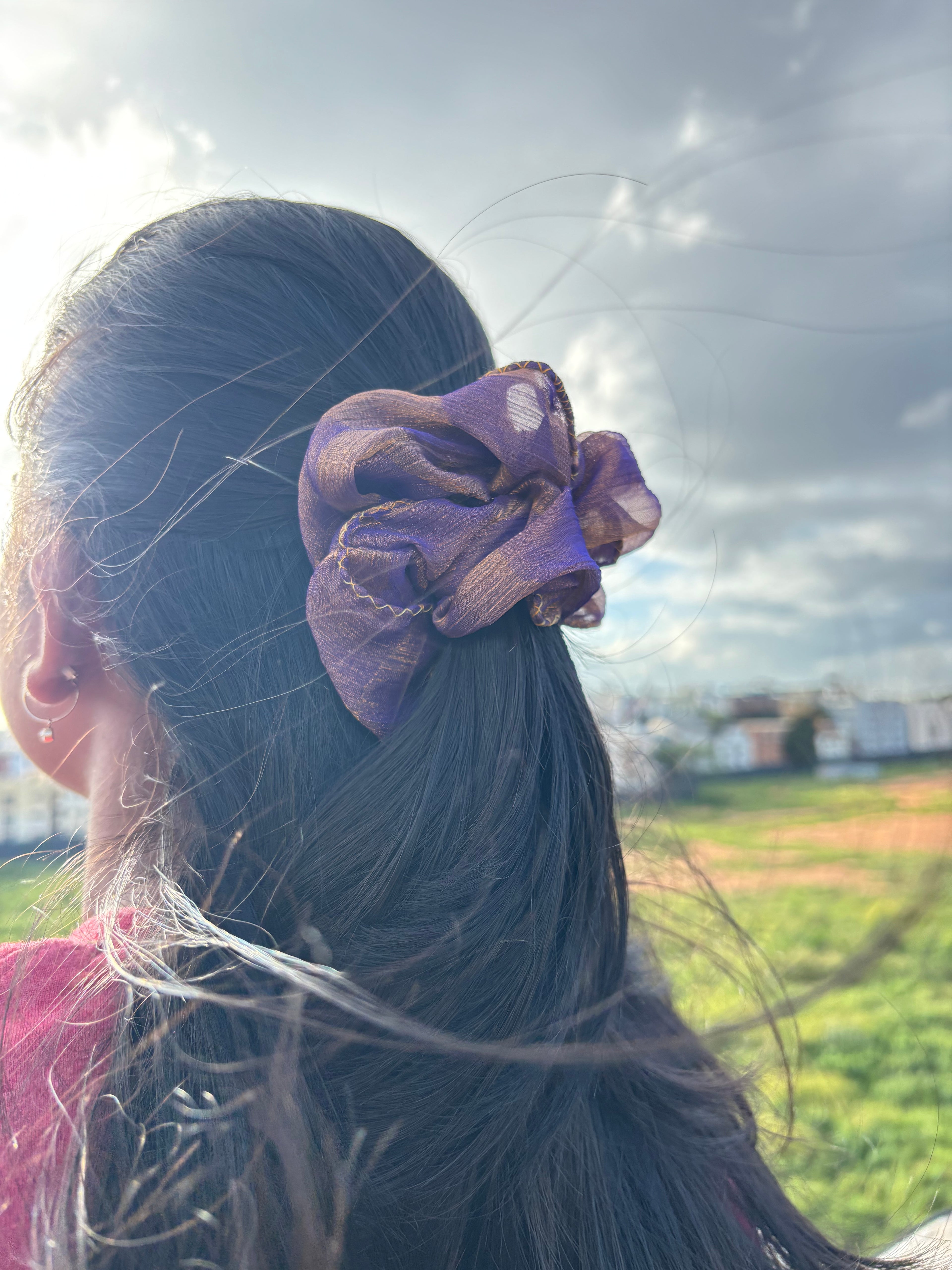 Royal Glow Scrunchie
