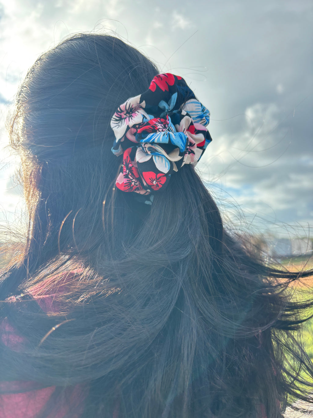Petal Pop Scrunchie 🌸✨