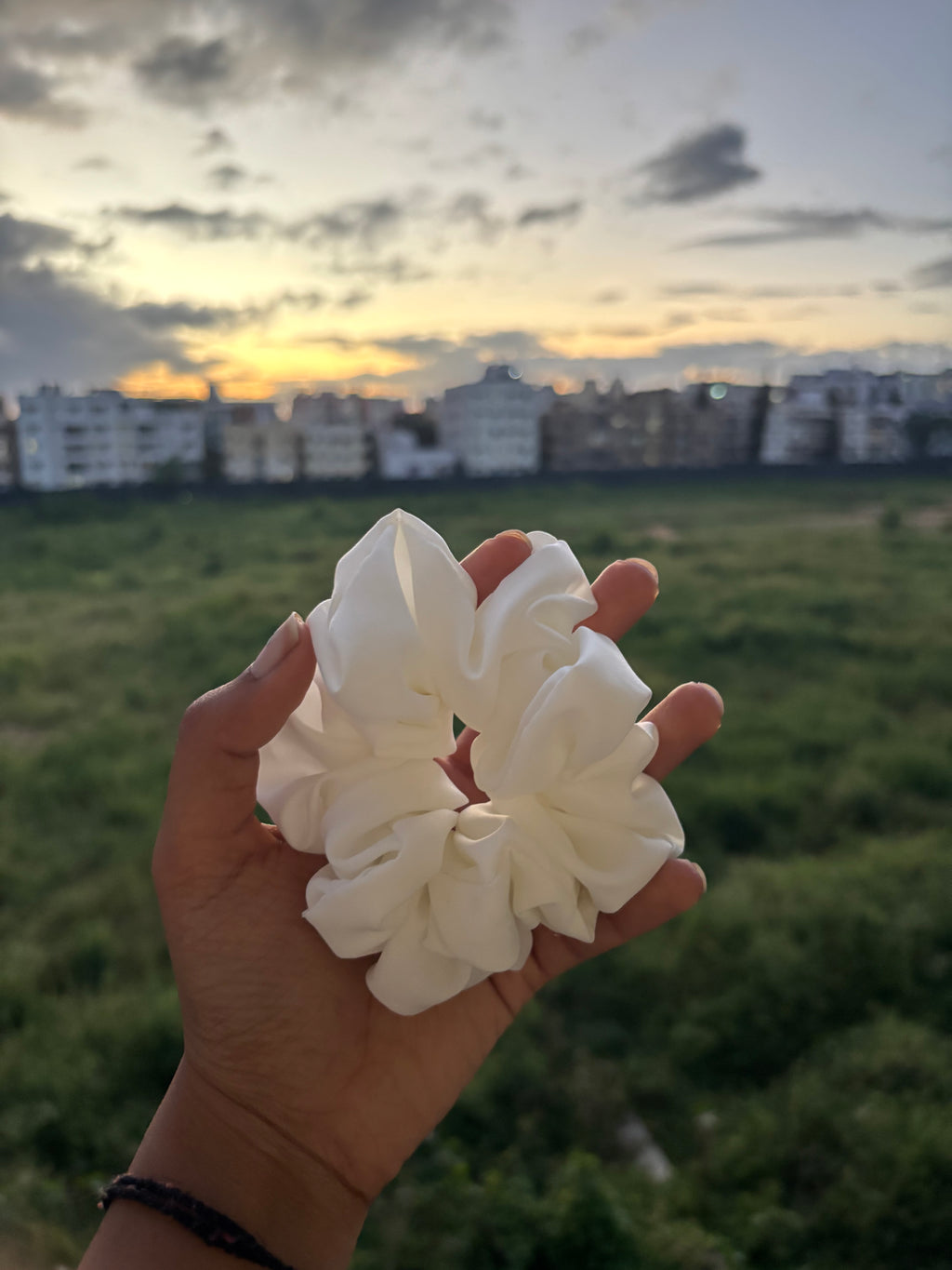 Pearl Glow Scrunchie