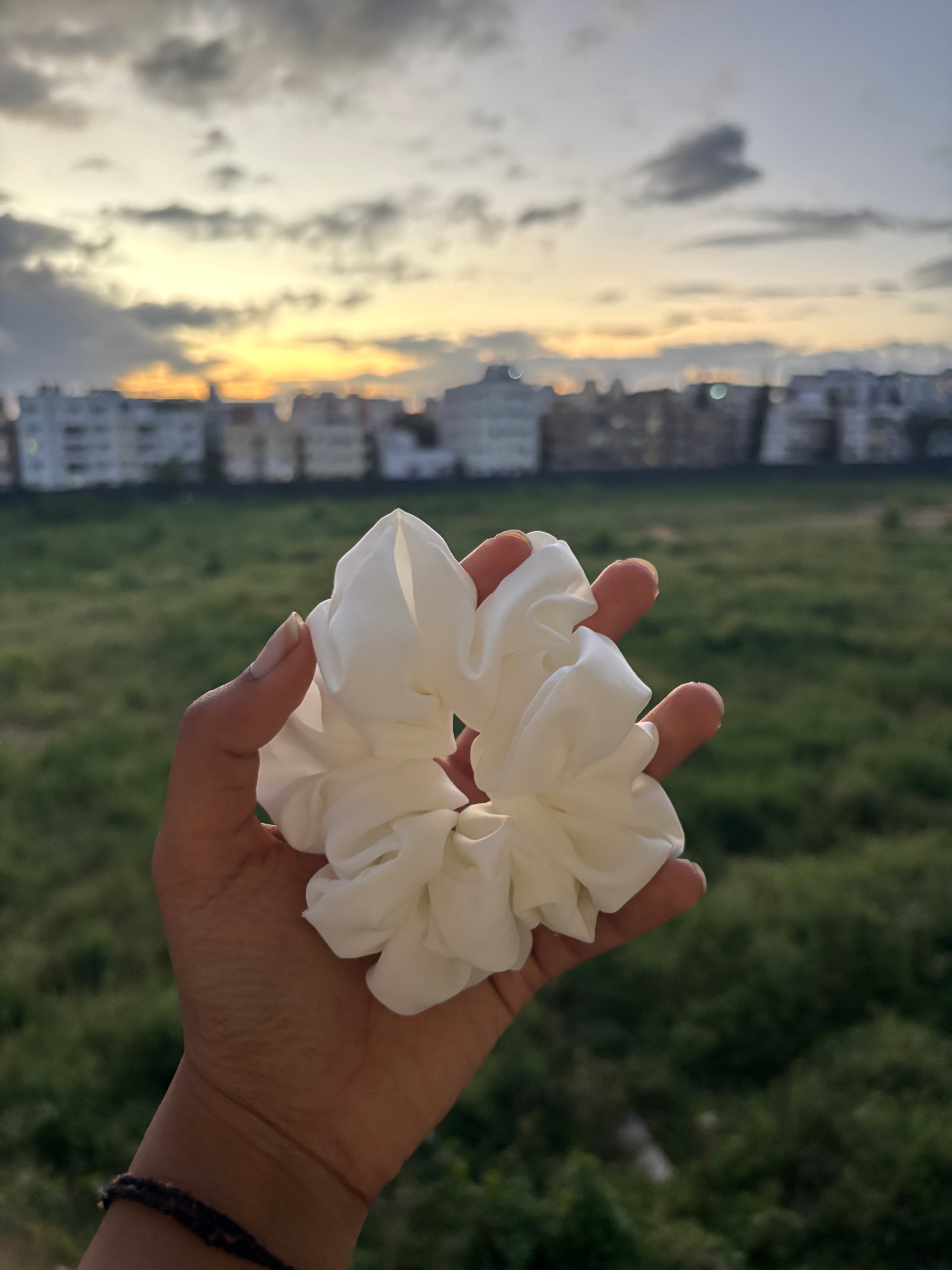 Pearl Glow Scrunchie