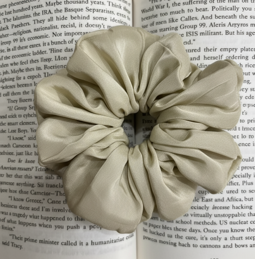 Ivory Cloud Scrunchie ☁️✨