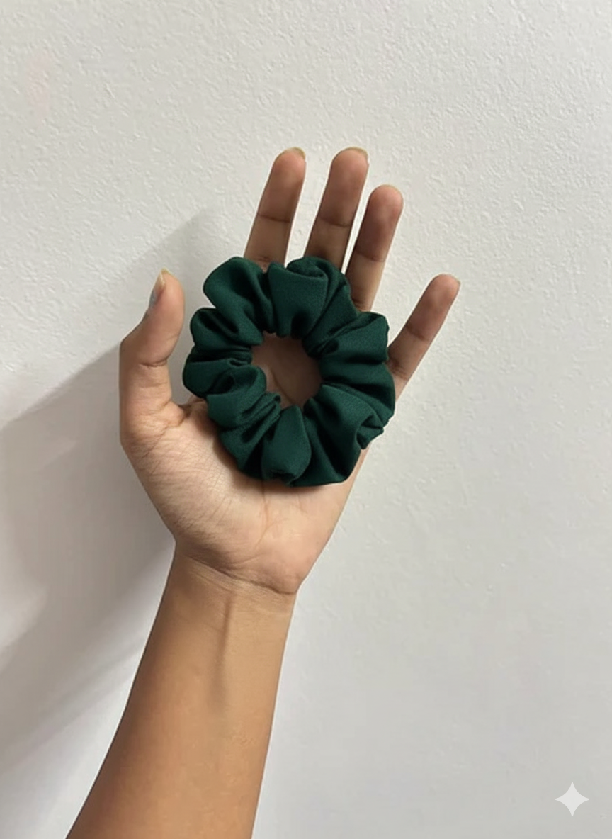 Emerald Green Scrunchie