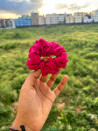Scarlet Bloom Scrunchie