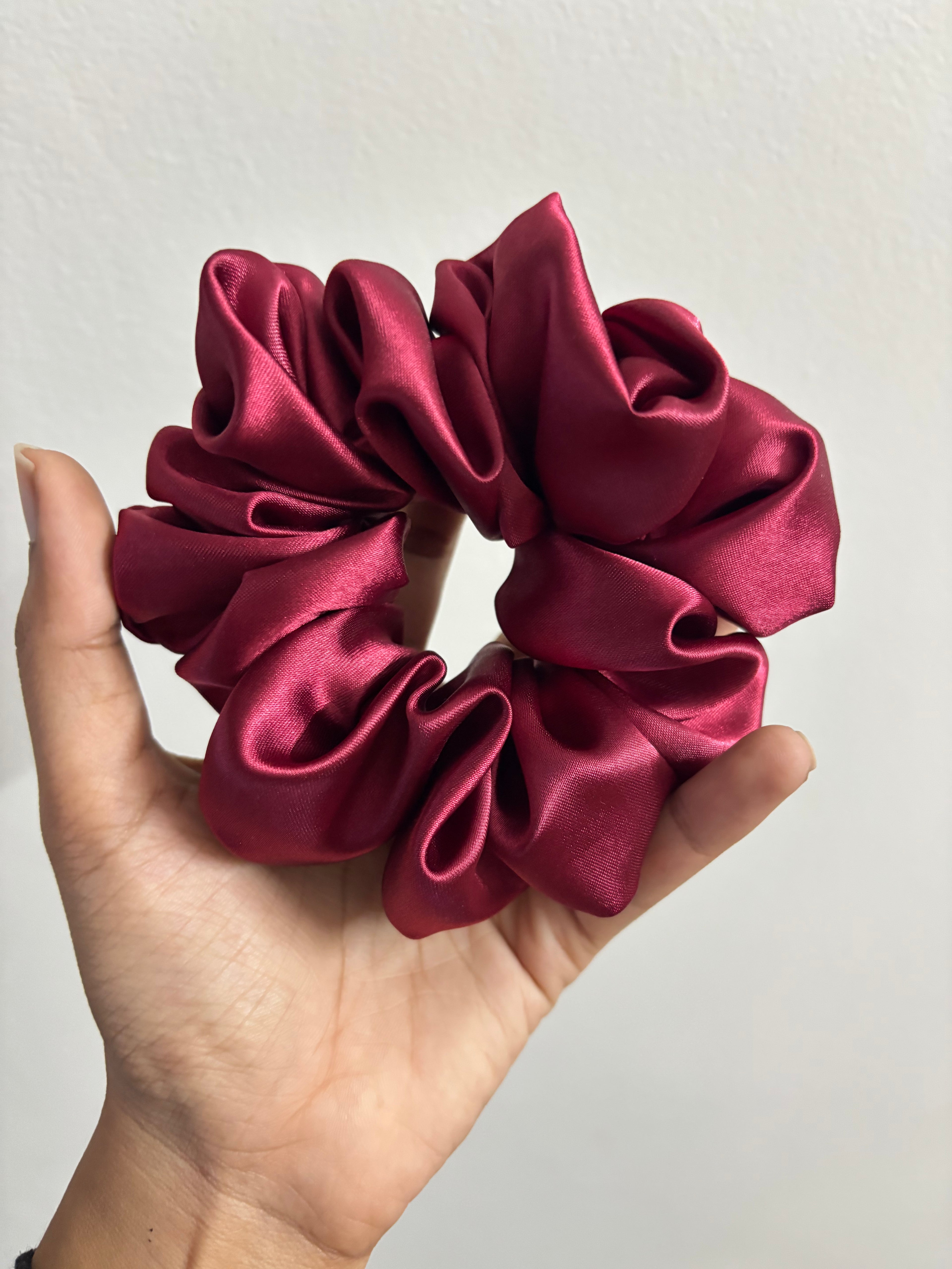 Wine Luxe Scrunchie