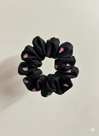 Midnight Hearts Scrunchie