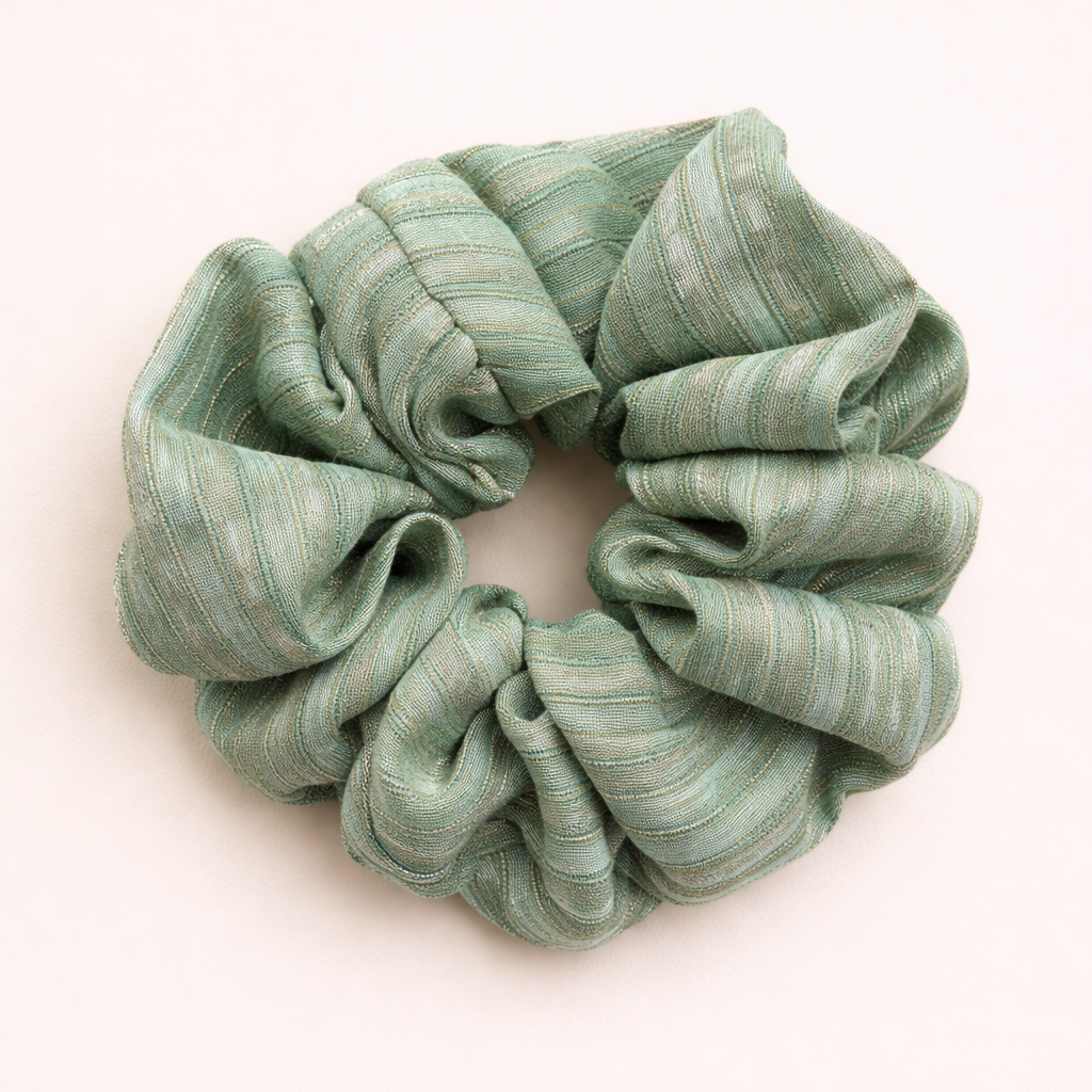 Mint Whisper Scrunchie