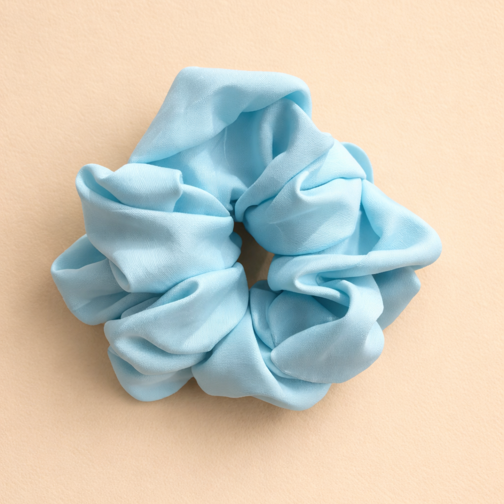 Sky Silk Scrunchie 💙