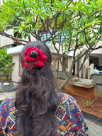 Bloody Maroon Scrunchie