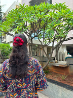 Bloody Maroon Scrunchie