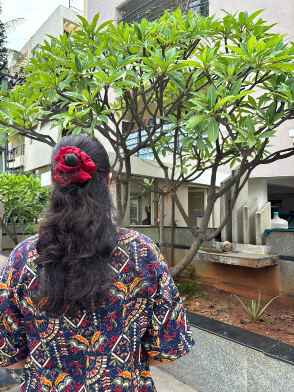 Bloody Maroon Scrunchie
