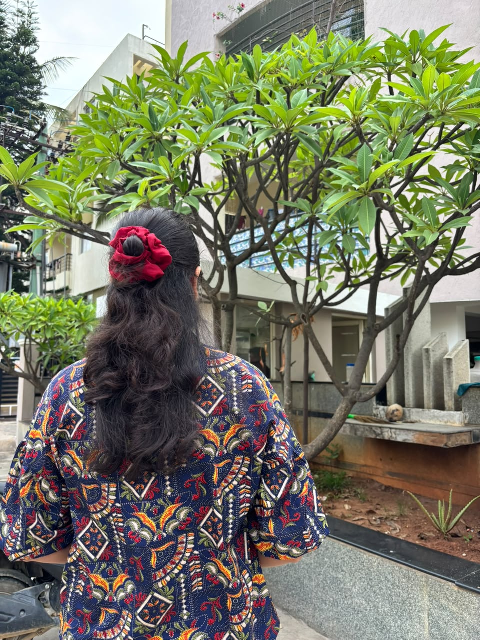 Bloody Maroon Scrunchie