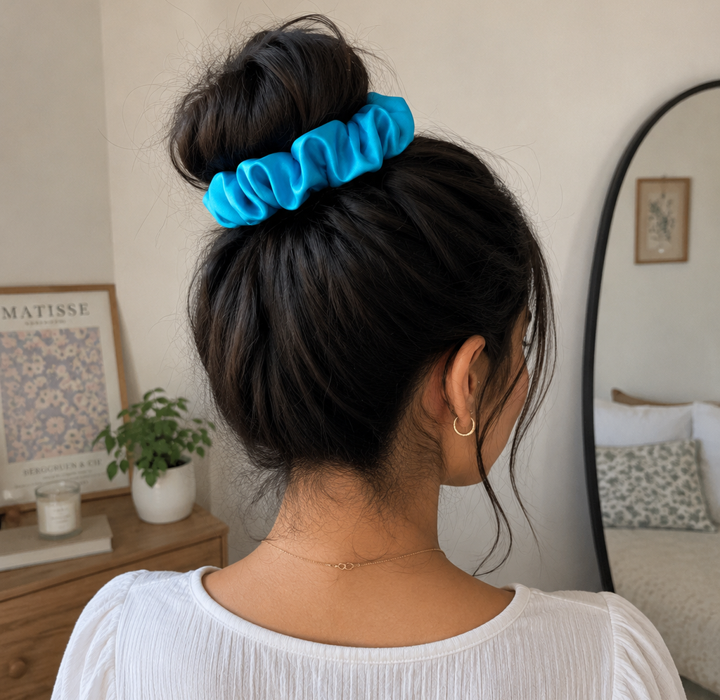 Blue Rich Energy Scrunchie 💎
