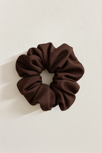 Mocha Silk Scrunchie ☕