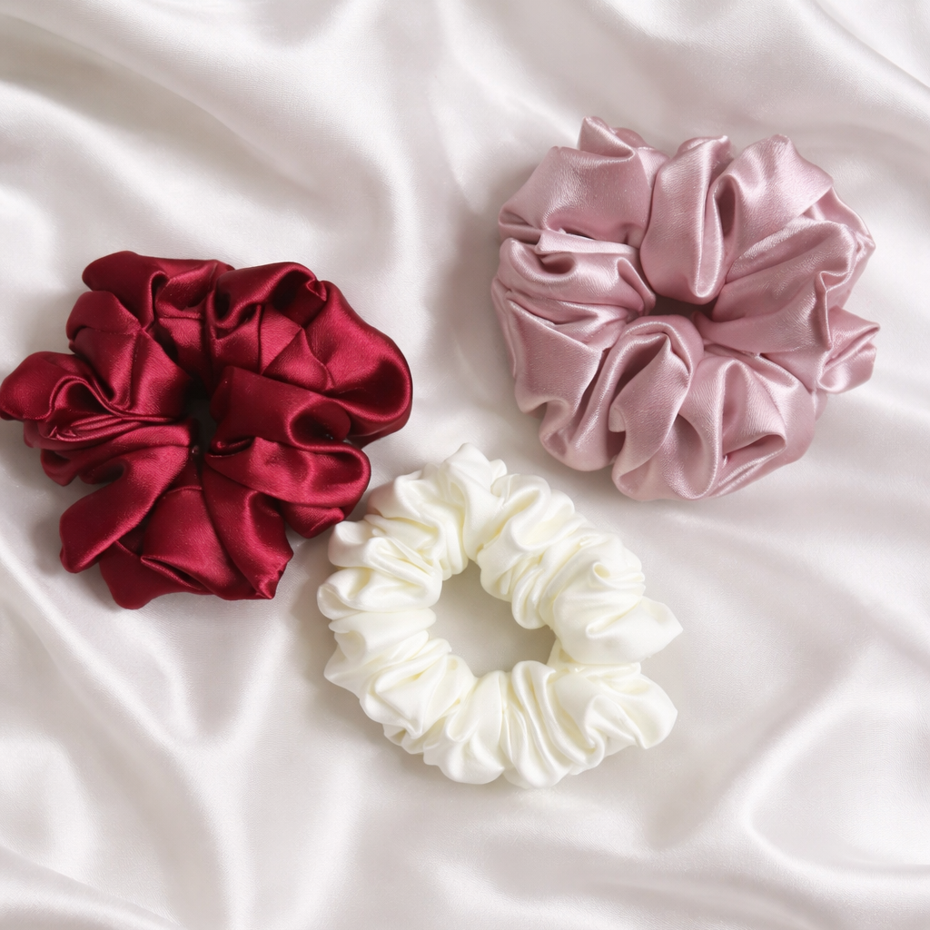 Elegant Scrunchie Trio ✨