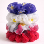 Bloom Garden Scrunchie Set (Set of 4)