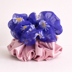 Violet Blush Duo Scrunchie Set