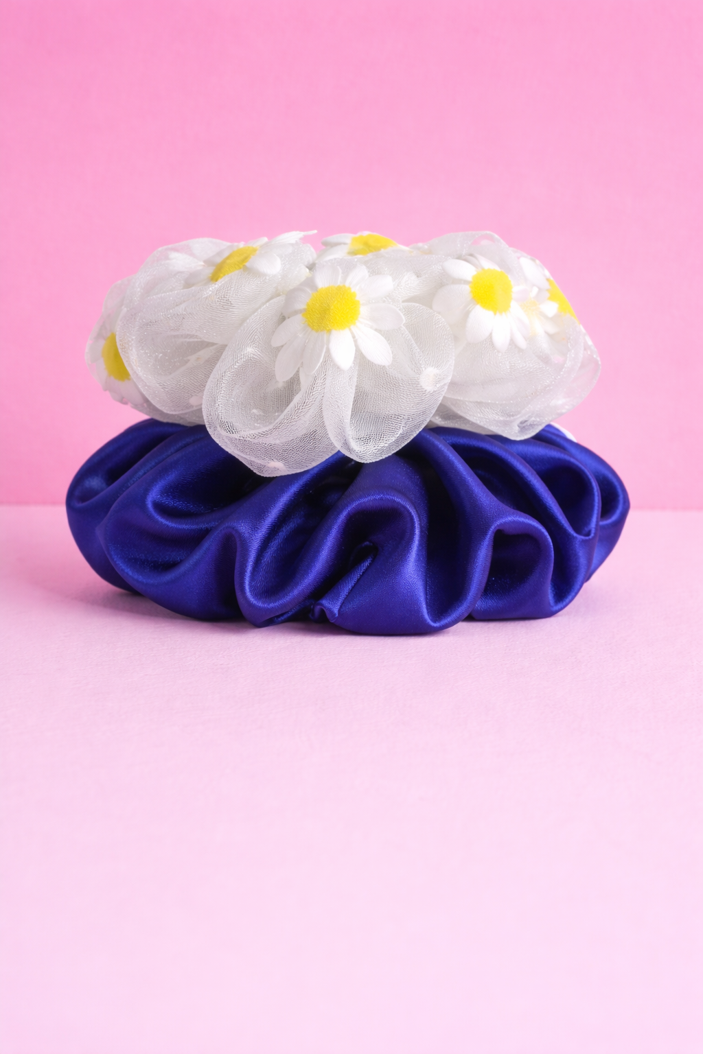 Sunlit Midnight Scrunchie Duo 🌼✨