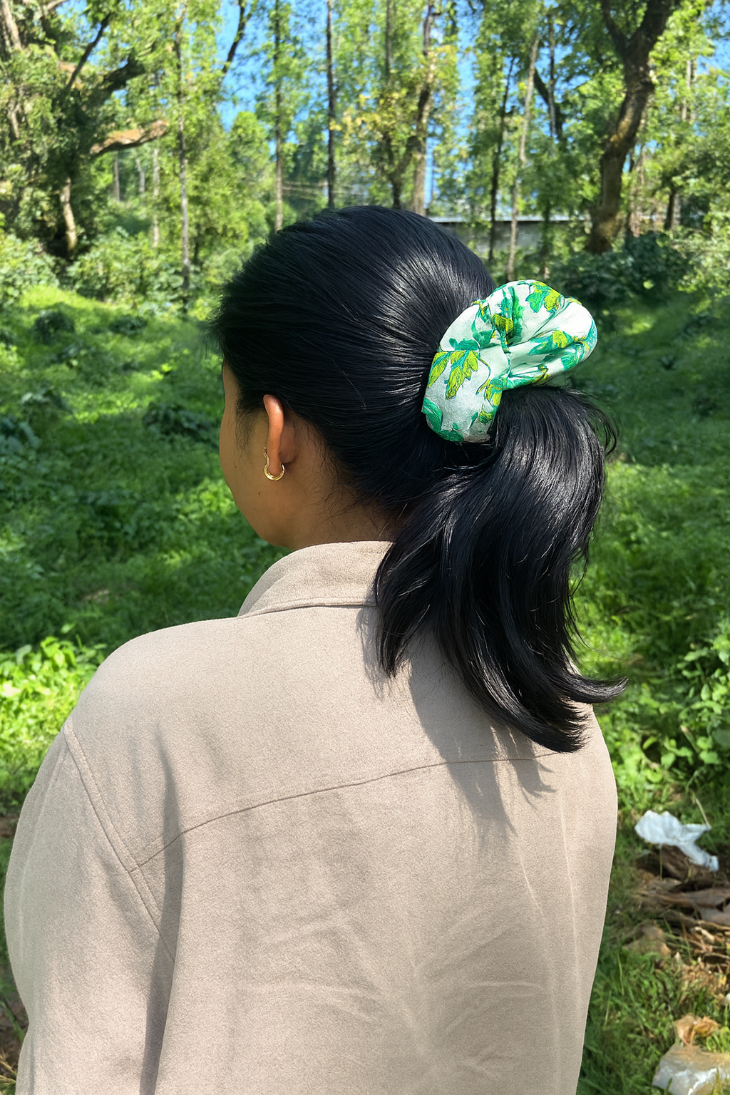 Garden Glow Scrunchie 💚