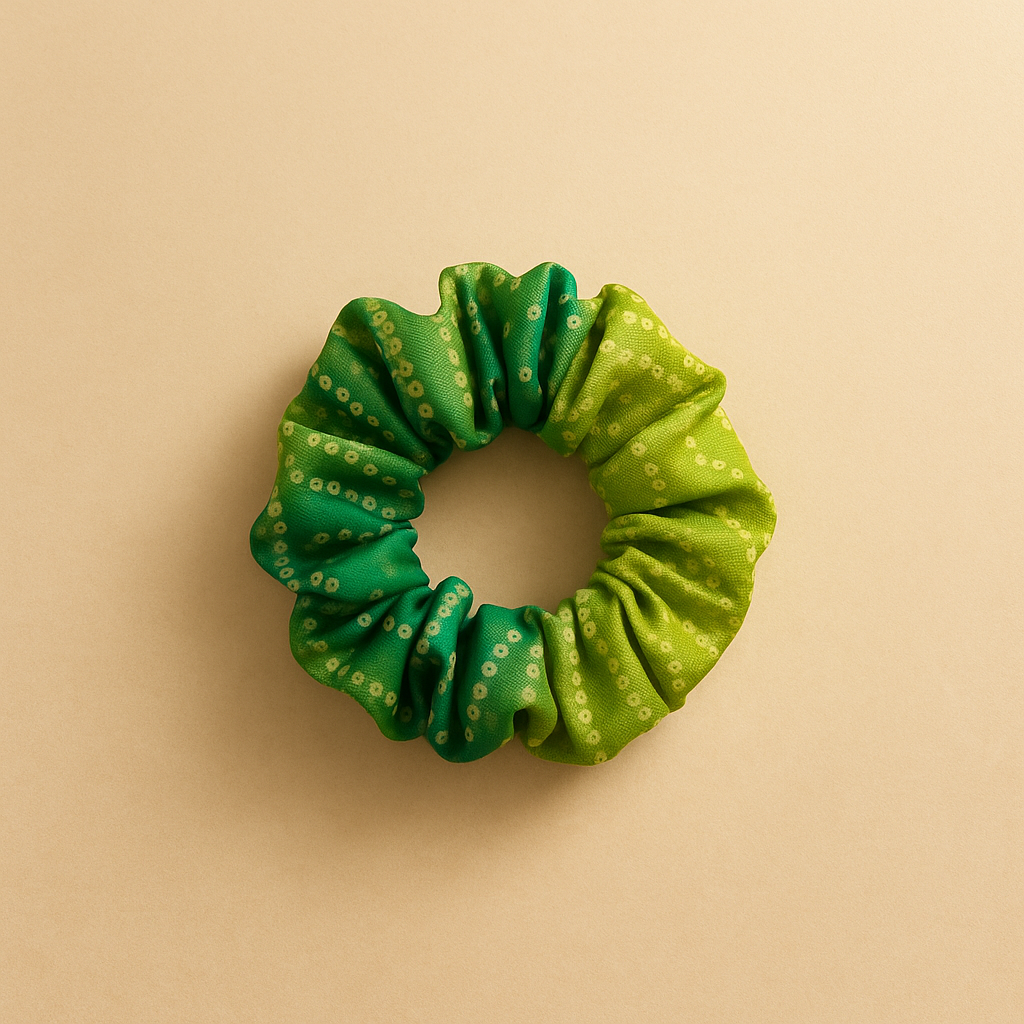 Lime Shine Scrunchie