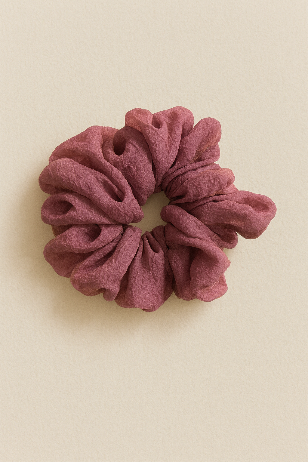 Mauve Petal Scrunchie 🌸