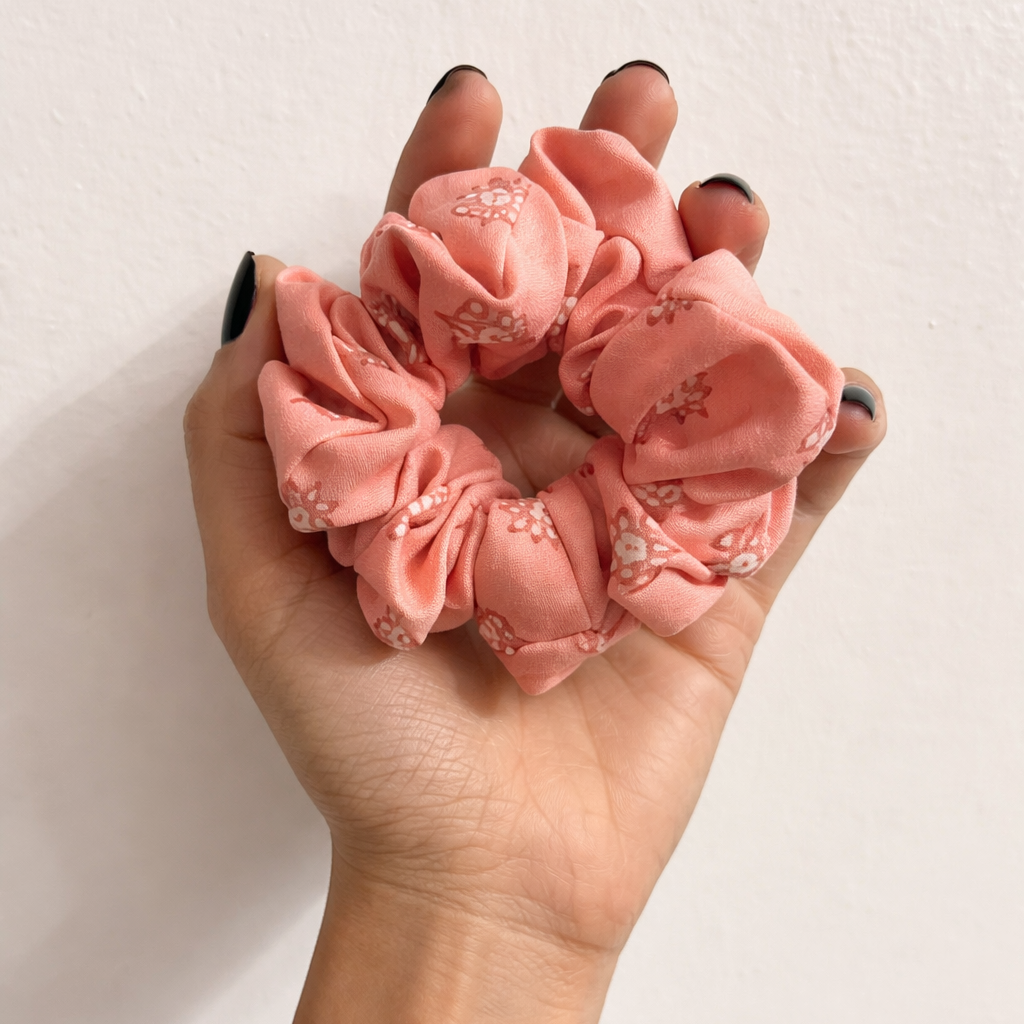 Blush Meadow Scrunchie
