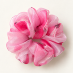 Pink Organza Scrunchie for Women & Girls