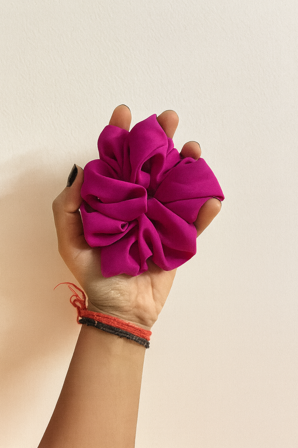 Berry Silk Scrunchie