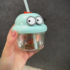 Cartoon Glass Cup - 210 ml