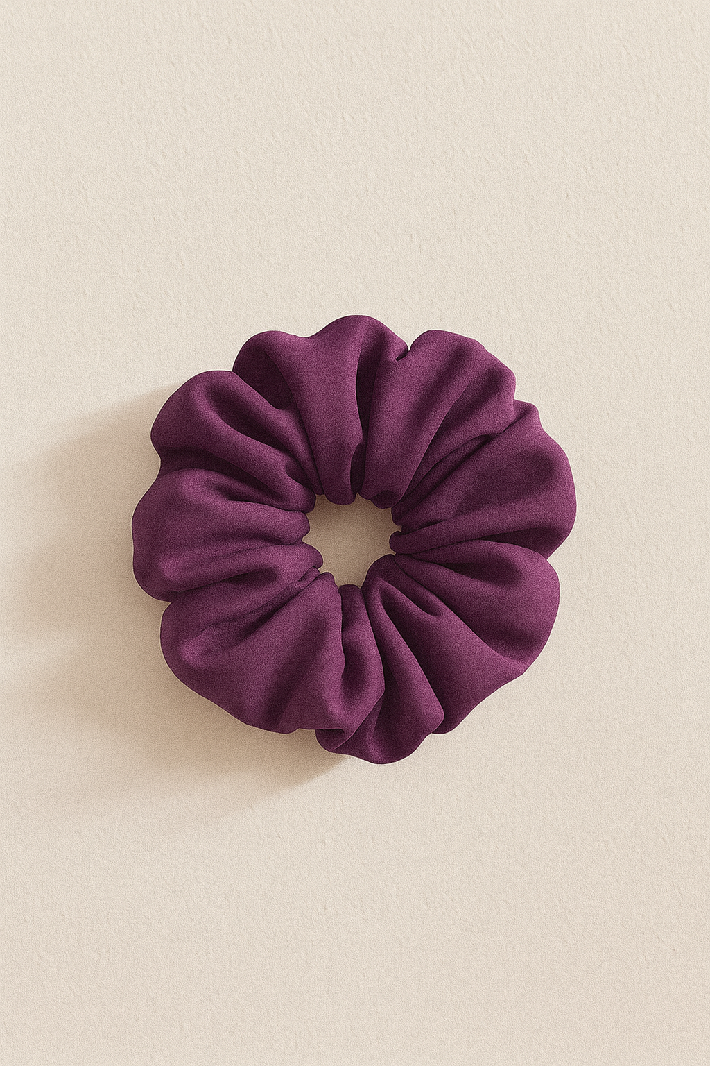 Plum Glow Scrunchie 💜
