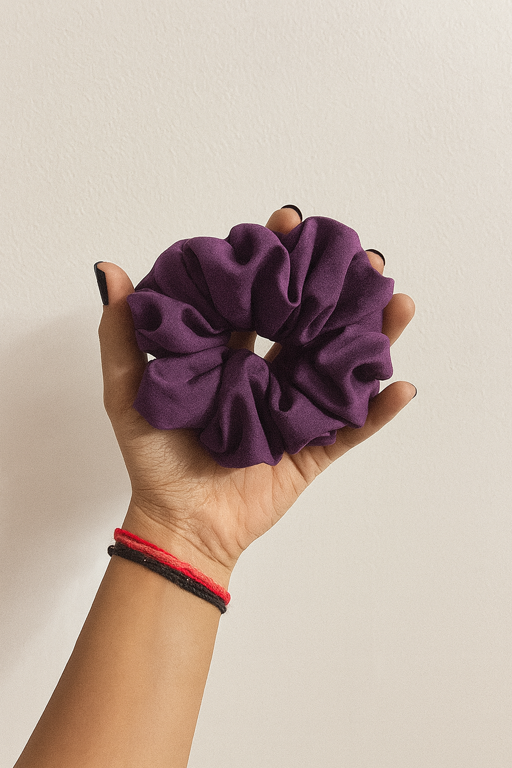 Plum Glow Scrunchie 💜