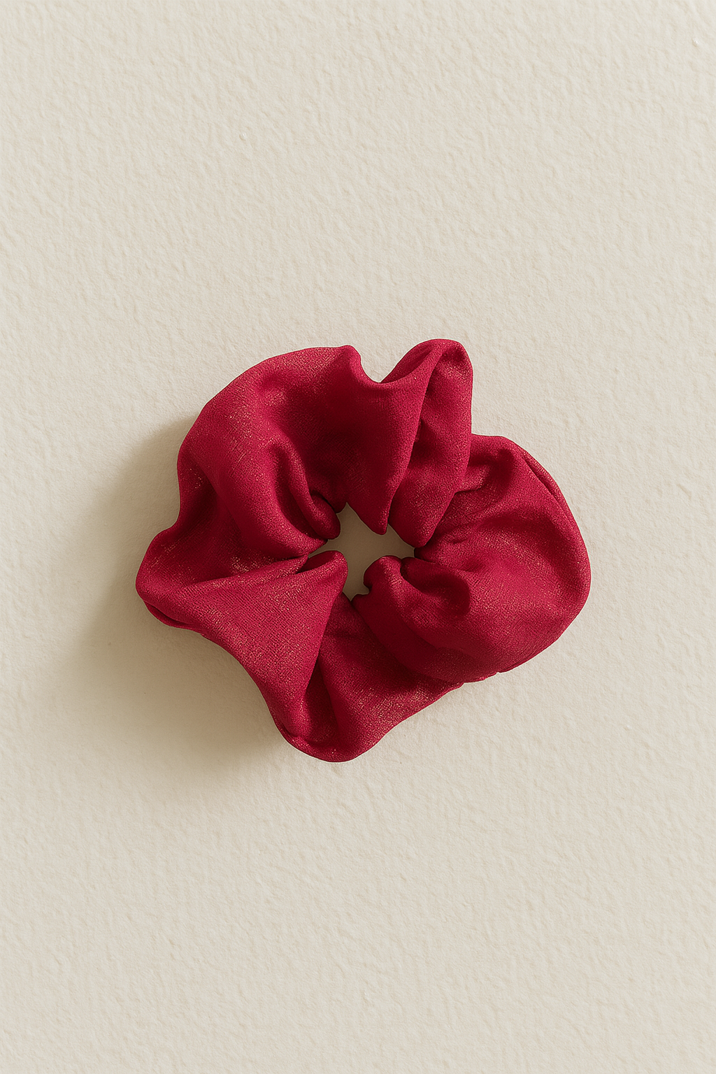 Ruby Glow Scrunchie