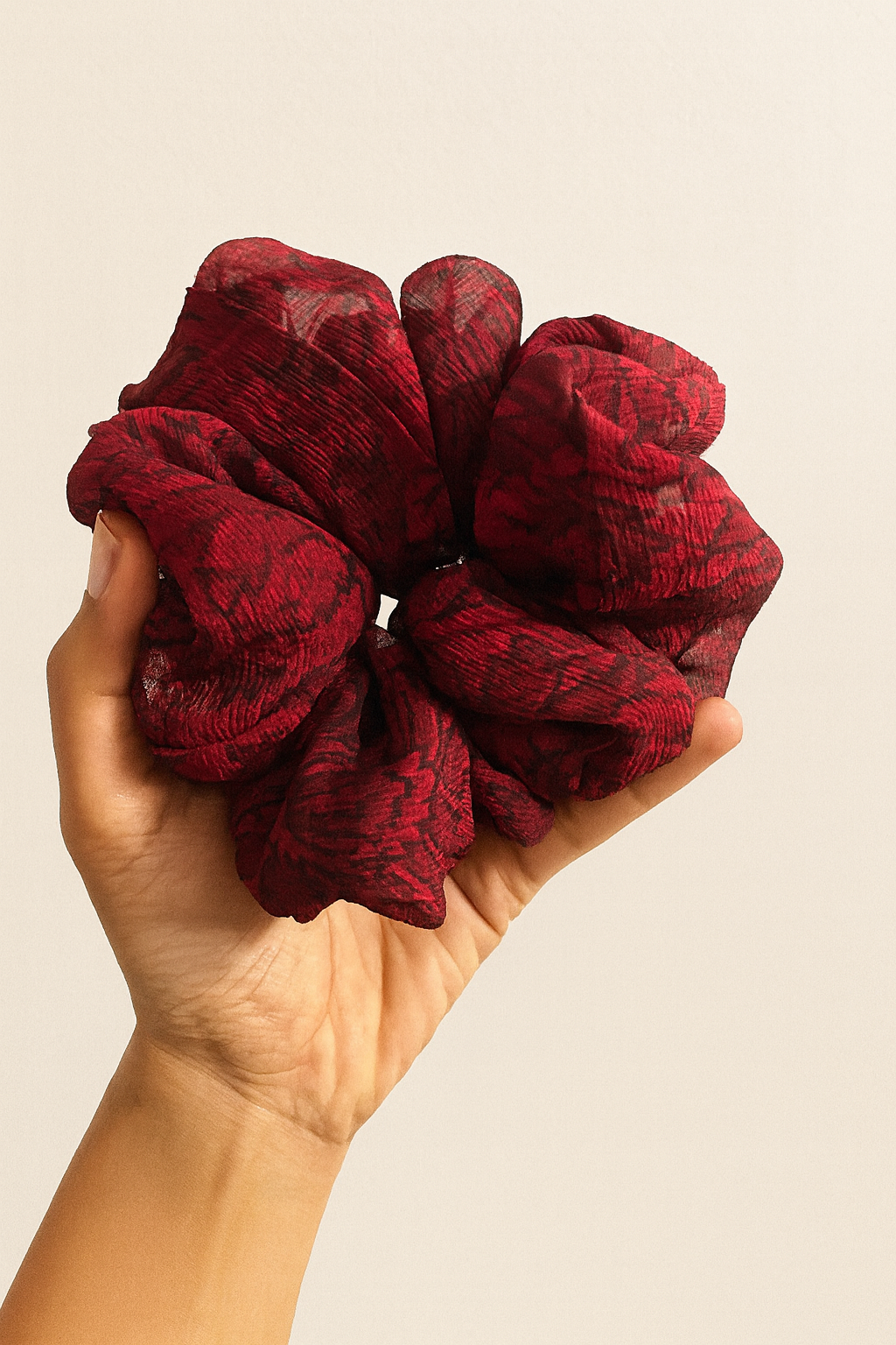 Crimson Mist Scrunchie ❤️
