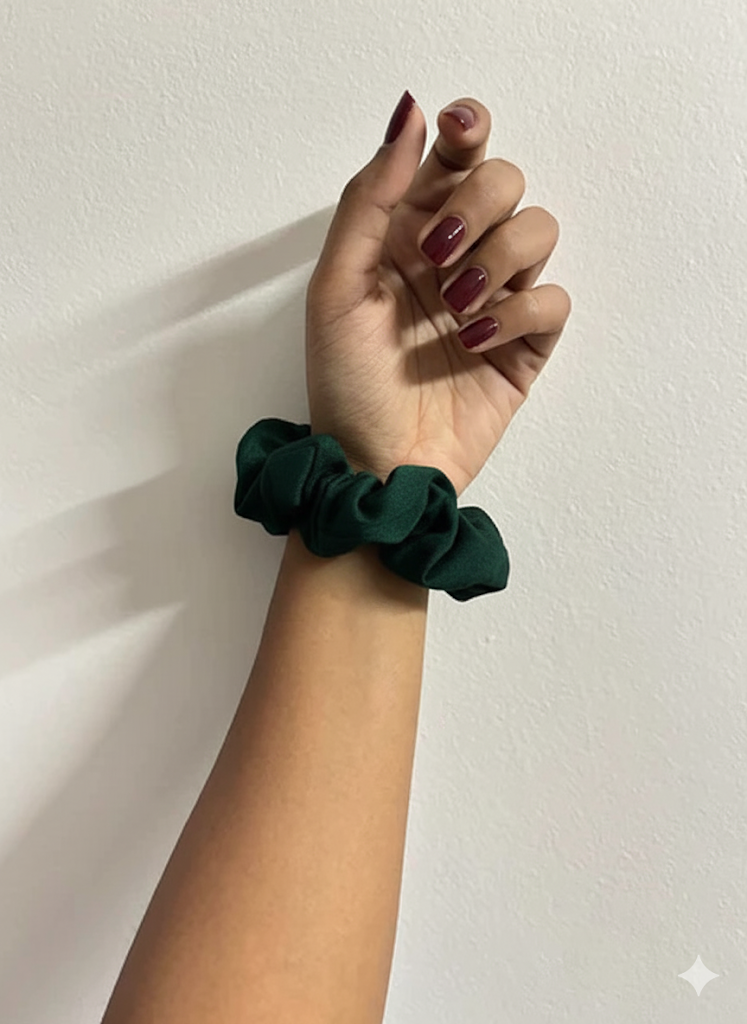 Emerald Green Scrunchie
