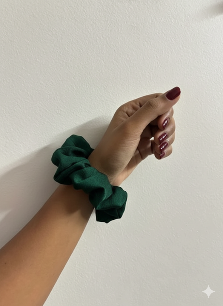 Emerald Green Scrunchie
