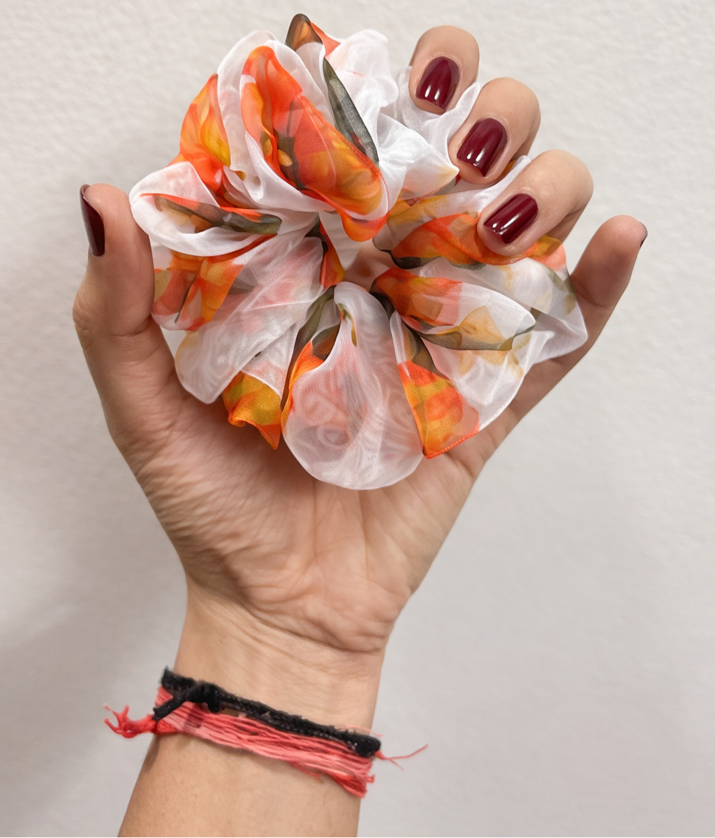 Sunset Bloom Scrunchie 🌅
