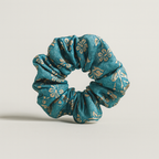 Teal Petal Scrunchie
